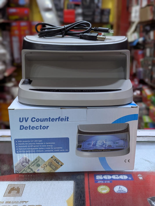 Fake money detector machine- Rechargeable UV Fake Money Cash Detector Counterfeit Detector