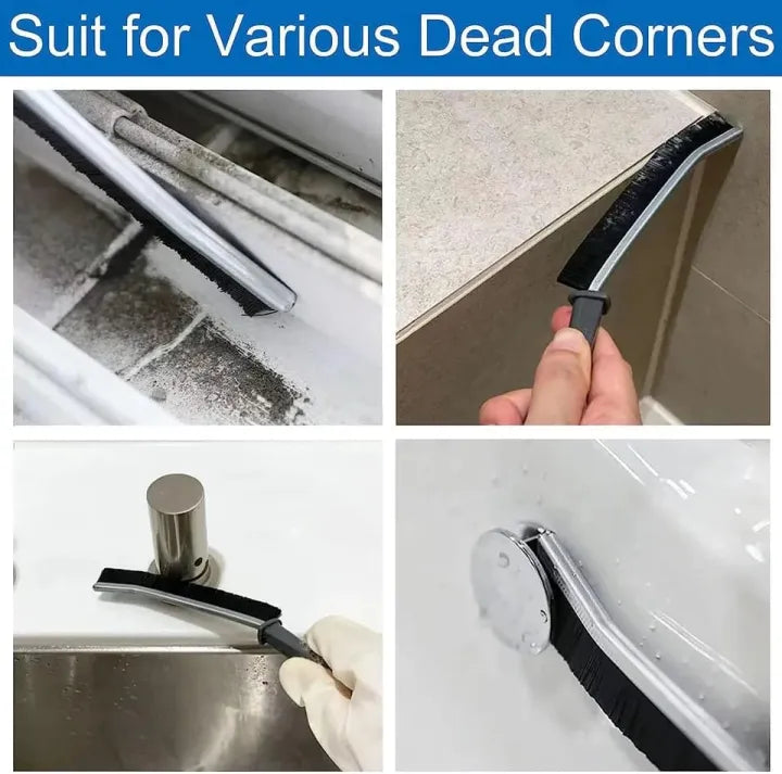 1/2pcs Gap Cleaning Brush Long Handle Bathroom Tile Groove Window Gaps Cleaning Brush Tool for Kitchen Home Bathroom Toilet