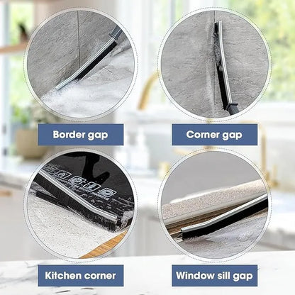 1/2pcs Gap Cleaning Brush Long Handle Bathroom Tile Groove Window Gaps Cleaning Brush Tool for Kitchen Home Bathroom Toilet