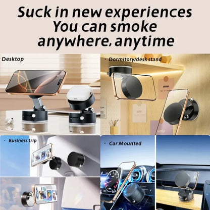 Universal Car Mobile Phone Magnetic Stand Strong Suction Cup Vacuum Adsorption Auto Special Fixed Mobile Phone Holder Bracket