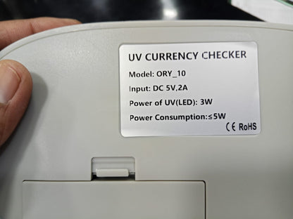 Fake money detector machine- Rechargeable UV Fake Money Cash Detector Counterfeit Detector