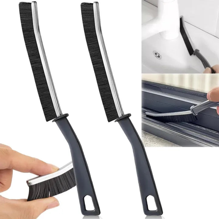 1/2pcs Gap Cleaning Brush Long Handle Bathroom Tile Groove Window Gaps Cleaning Brush Tool for Kitchen Home Bathroom Toilet