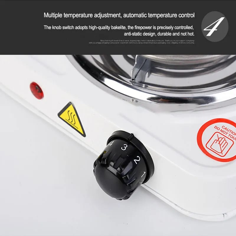 Imported Multifunctional Portable Mini Electric Heater Stove with Adjustable Temperatures