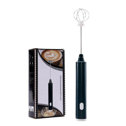 Handheld Egg Beater 3 Speeds Electric Milk Frother Foam