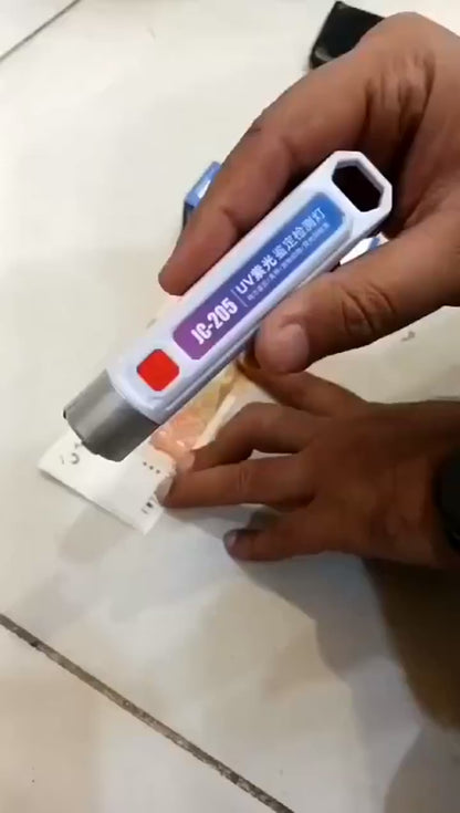 Handheld LED Money Detector | Currency Detector Ultra Violet Torch | Fake Note Checker | Portable UV Counterfeit Detection Light