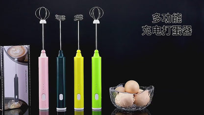 Handheld Egg Beater 3 Speeds Electric Milk Frother Foam